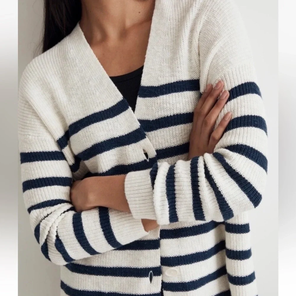SOLD ON VINTED Madewell V-Neck Button-Front Long Cardigan - Picture 1 of 13